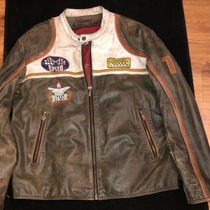 Vintage/ Wilson’s leather AMERICAN BIKERS jacket